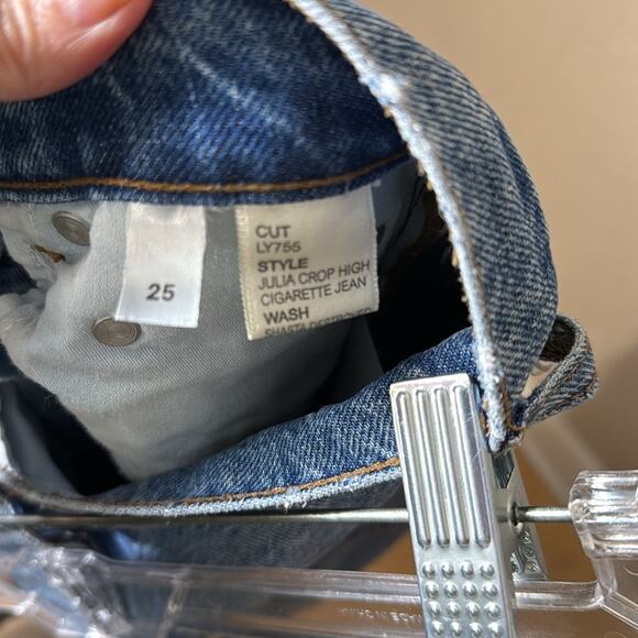 Reformation Julia crop high cigarette jean - Picture 7 of 9